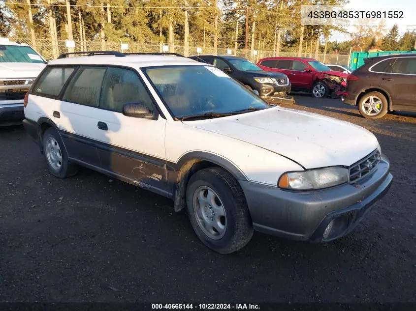 1996 Subaru Legacy Outback VIN: 4S3BG4853T6981552 Lot: 40665144