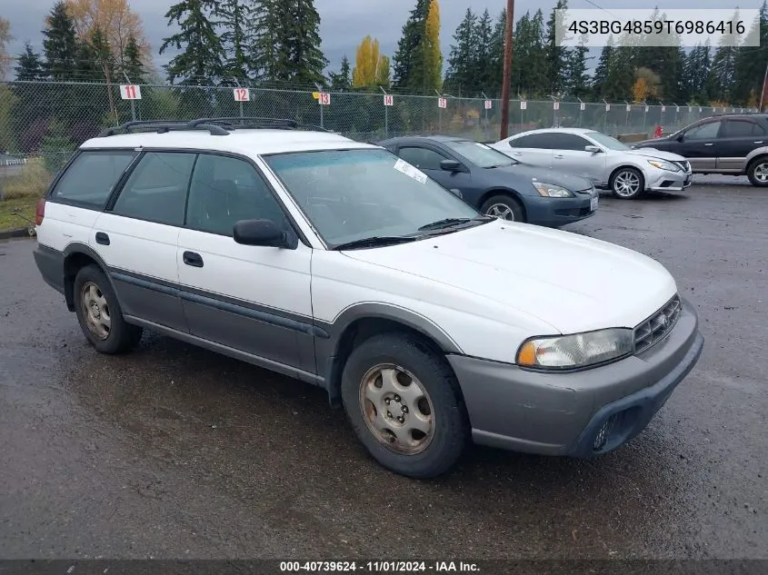 1996 Subaru Legacy Outback VIN: 4S3BG4859T6986416 Lot: 40739624