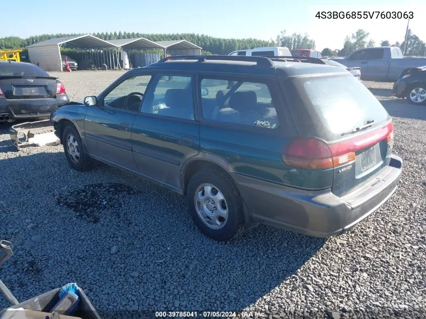 1997 Subaru Legacy Outback/Outback Limited VIN: 4S3BG6855V7603063 Lot: 39785041