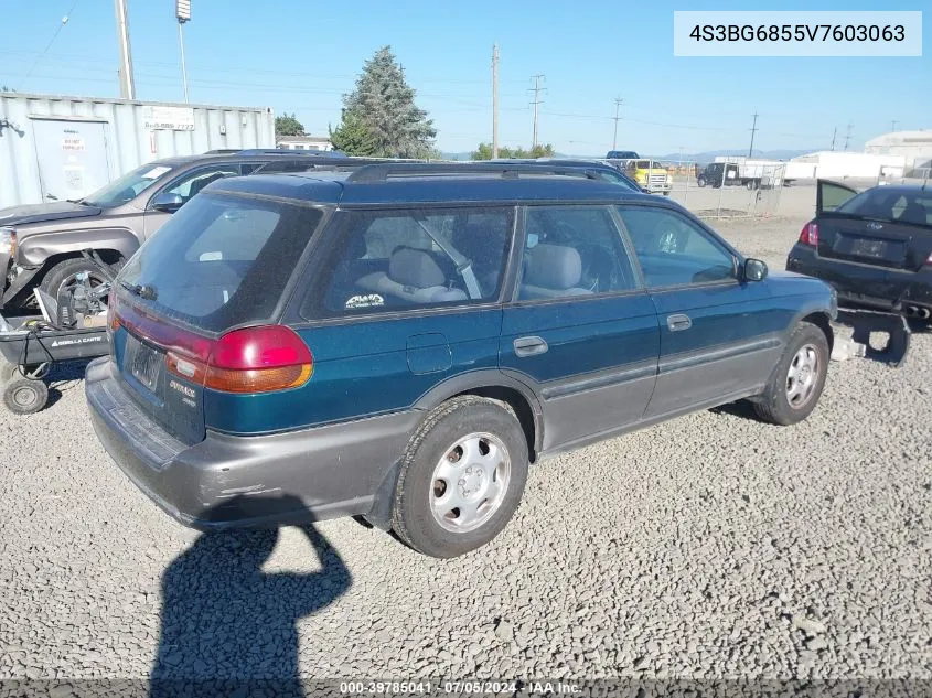 1997 Subaru Legacy Outback/Outback Limited VIN: 4S3BG6855V7603063 Lot: 39785041