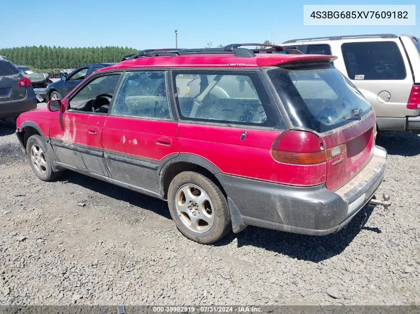 1997 Subaru Legacy Outback/Outback Limited VIN: 4S3BG685XV7609182 Lot: 39982919