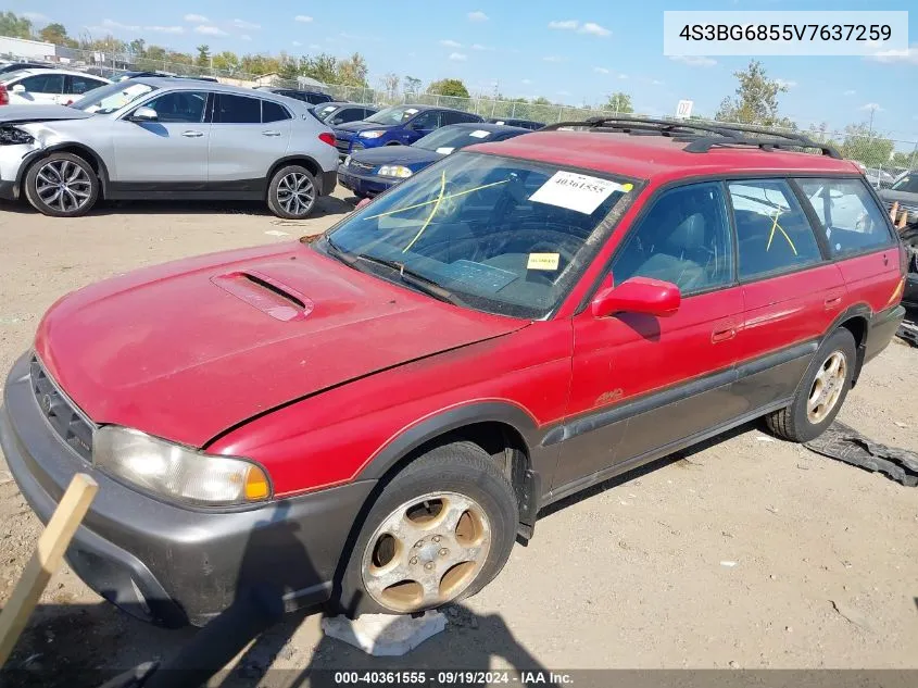 1997 Subaru Legacy Outback/Outback Limited VIN: 4S3BG6855V7637259 Lot: 40361555