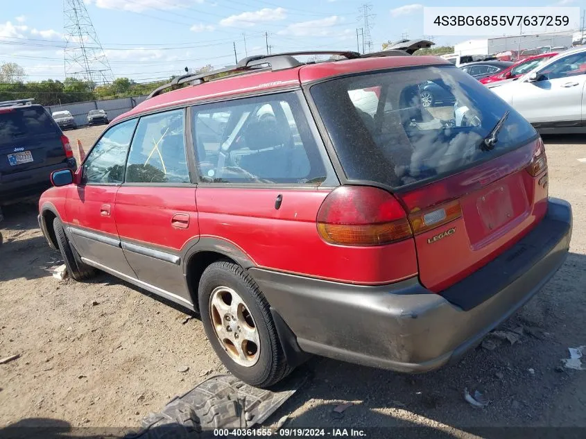 1997 Subaru Legacy Outback/Outback Limited VIN: 4S3BG6855V7637259 Lot: 40361555