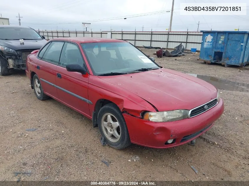 1997 Subaru Legacy L VIN: 4S3BD4358V7201851 Lot: 40384776