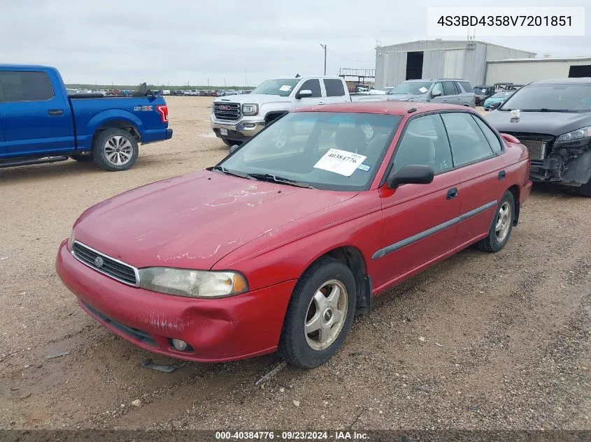 1997 Subaru Legacy L VIN: 4S3BD4358V7201851 Lot: 40384776