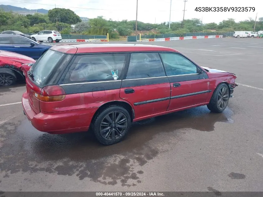 1997 Subaru Legacy Wagon VIN: 4S3BK3358V9323579 Lot: 40441570