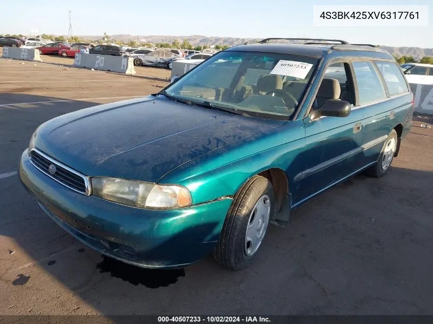 1997 Subaru Legacy Brighton VIN: 4S3BK425XV6317761 Lot: 40507233