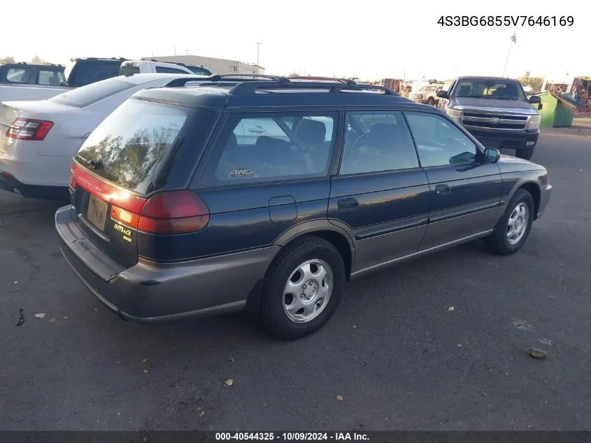 1997 Subaru Legacy Outback/Outback Limited VIN: 4S3BG6855V7646169 Lot: 40544325