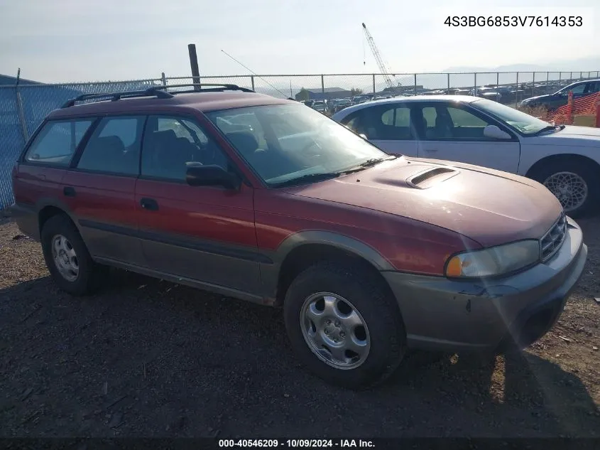 1997 Subaru Legacy Outback/Outback Limited VIN: 4S3BG6853V7614353 Lot: 40546209