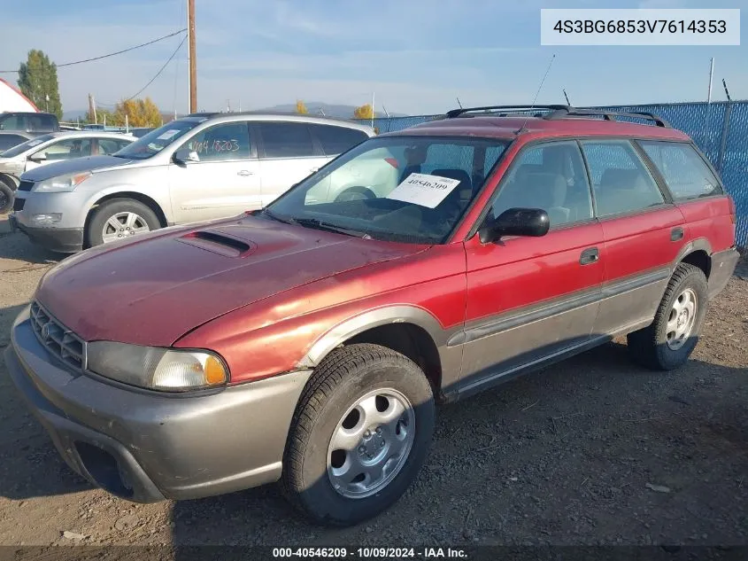 1997 Subaru Legacy Outback/Outback Limited VIN: 4S3BG6853V7614353 Lot: 40546209