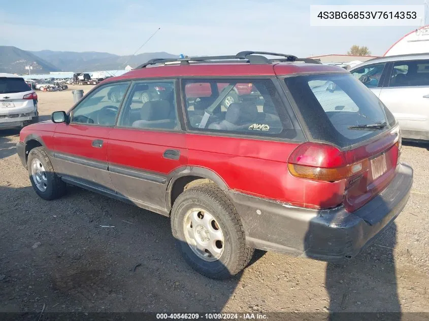 1997 Subaru Legacy Outback/Outback Limited VIN: 4S3BG6853V7614353 Lot: 40546209