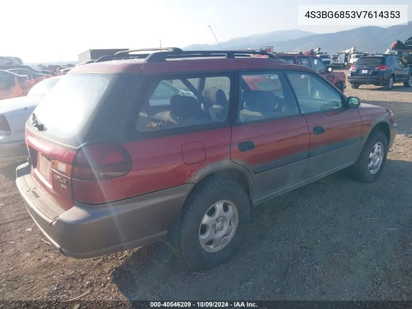 1997 Subaru Legacy Outback/Outback Limited VIN: 4S3BG6853V7614353 Lot: 40546209