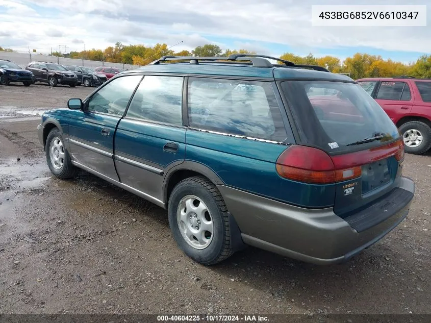 1997 Subaru Legacy Outback/Outback Limited VIN: 4S3BG6852V6610347 Lot: 40604225