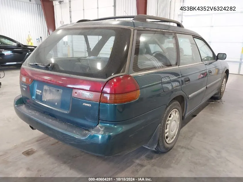 1997 Subaru Legacy L/Postal Right-Hand Drive VIN: 4S3BK4352V6324282 Lot: 40604281