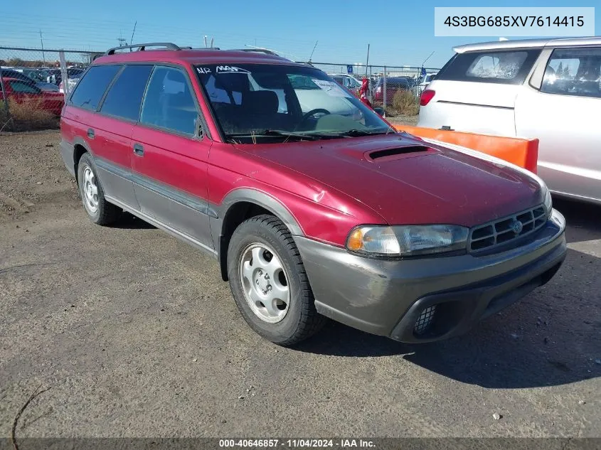 1997 Subaru Legacy Outback/Outback Limited VIN: 4S3BG685XV7614415 Lot: 40646857