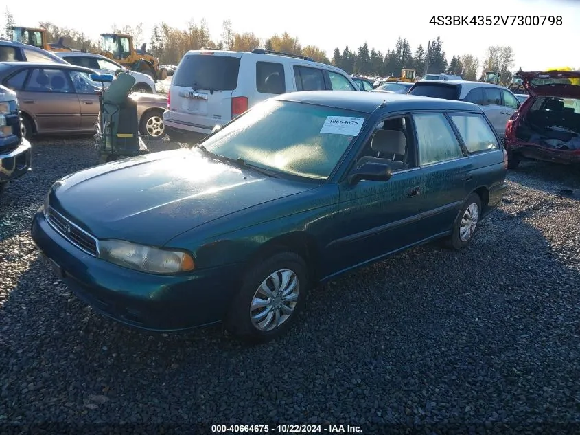 1997 Subaru Legacy L/Postal Right-Hand Drive VIN: 4S3BK4352V7300798 Lot: 40664675