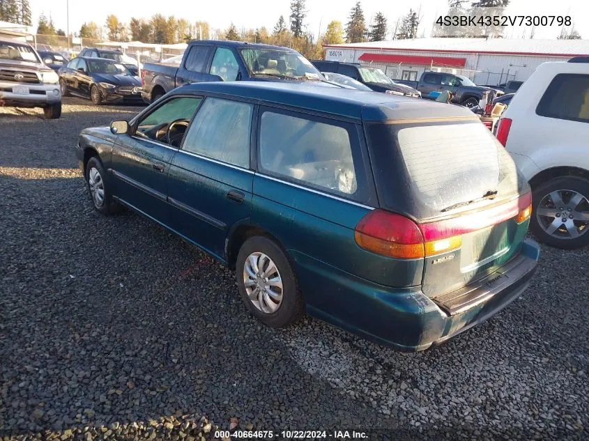 1997 Subaru Legacy L/Postal Right-Hand Drive VIN: 4S3BK4352V7300798 Lot: 40664675