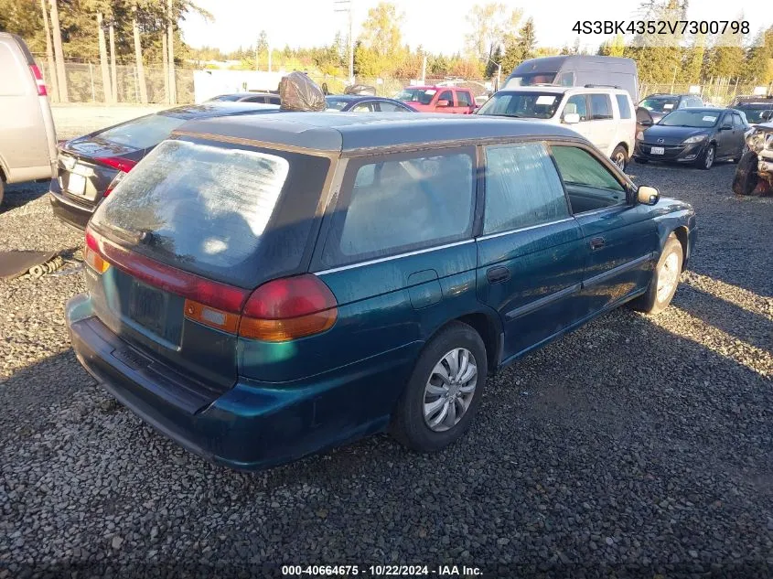 1997 Subaru Legacy L/Postal Right-Hand Drive VIN: 4S3BK4352V7300798 Lot: 40664675