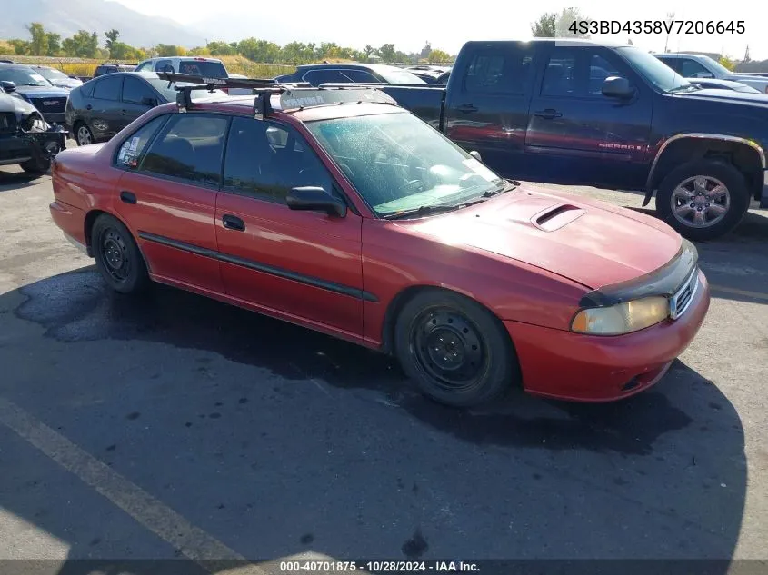 1997 Subaru Legacy L VIN: 4S3BD4358V7206645 Lot: 40701875