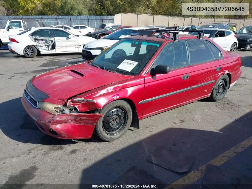 1997 Subaru Legacy L VIN: 4S3BD4358V7206645 Lot: 40701875