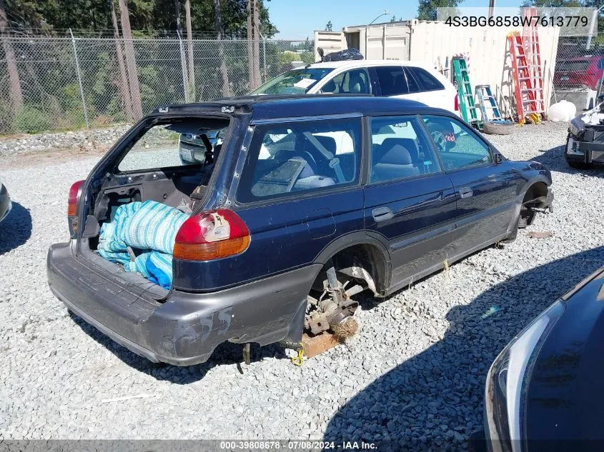 1998 Subaru Legacy Outback/Outback Limited/Outback Sport VIN: 4S3BG6858W7613779 Lot: 39808678