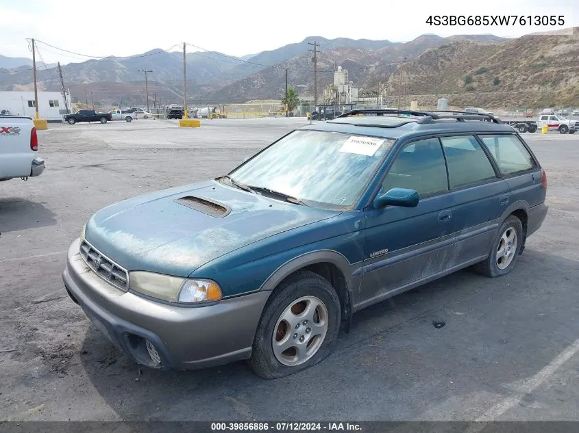 1998 Subaru Legacy Outback/Outback Limited/Outback Sport VIN: 4S3BG685XW7613055 Lot: 39856886