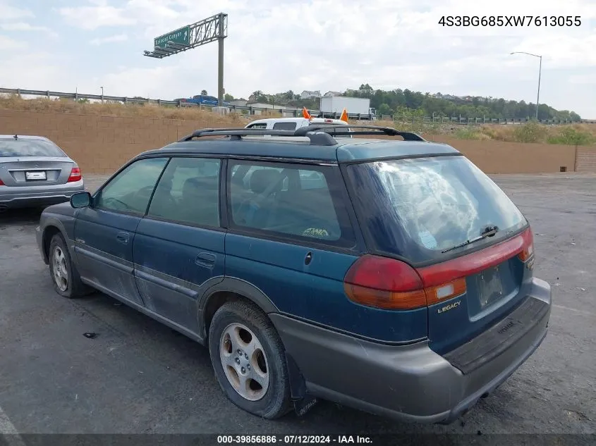 1998 Subaru Legacy Outback/Outback Limited/Outback Sport VIN: 4S3BG685XW7613055 Lot: 39856886