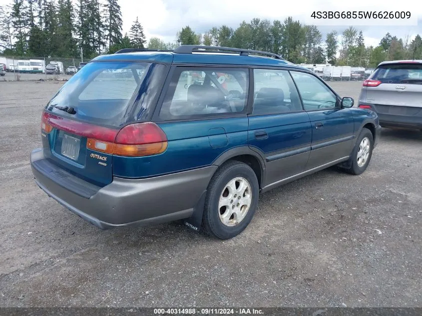 4S3BG6855W6626009 1998 Subaru Legacy Outback/Outback Limited/Outback Sport