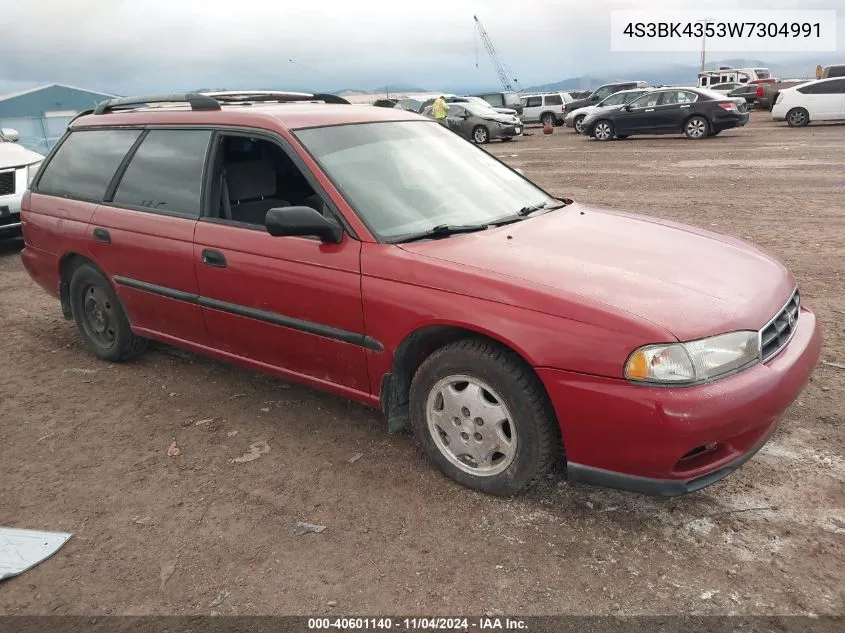 1998 Subaru Legacy L/Right Hand Postal Drive VIN: 4S3BK4353W7304991 Lot: 40601140