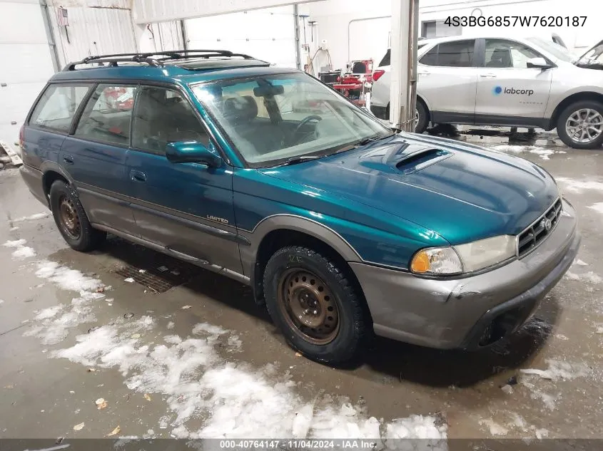 1998 Subaru Legacy Outback/Outback Limited/Outback Sport VIN: 4S3BG6857W7620187 Lot: 40764147