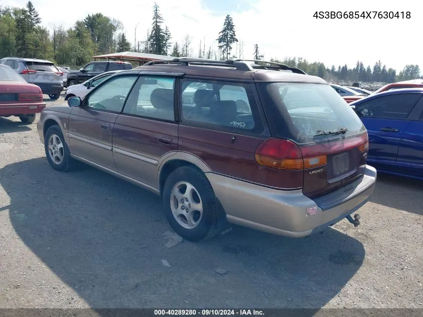 4S3BG6854X7630418 1999 Subaru Legacy Outback/Ssv/Limited/30Th