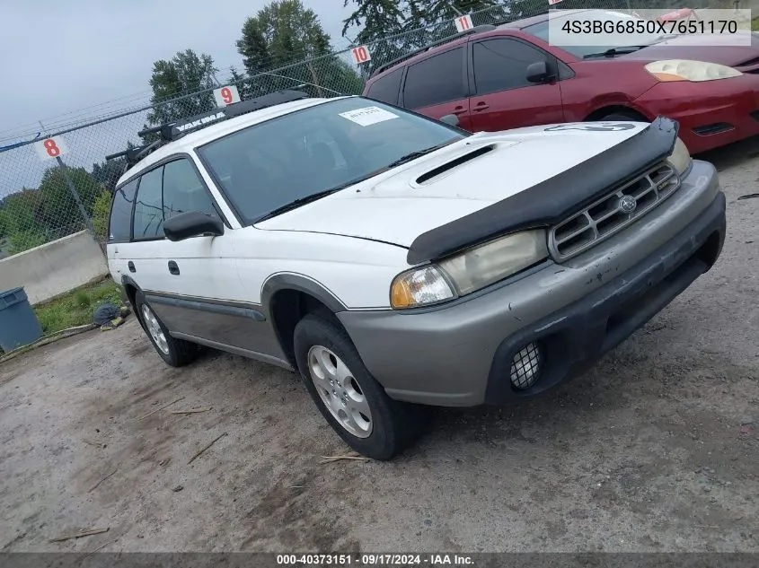 1999 Subaru Legacy 30Th Ann. Outback Ltd./Outback VIN: 4S3BG6850X7651170 Lot: 40373151