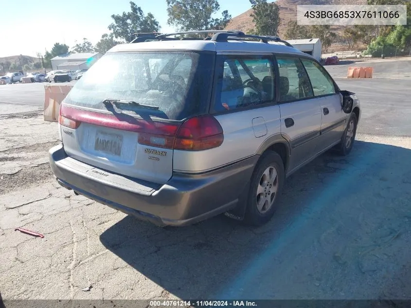 1999 Subaru Legacy 30Th Ann. Outback Ltd./Outback VIN: 4S3BG6853X7611066 Lot: 40761214