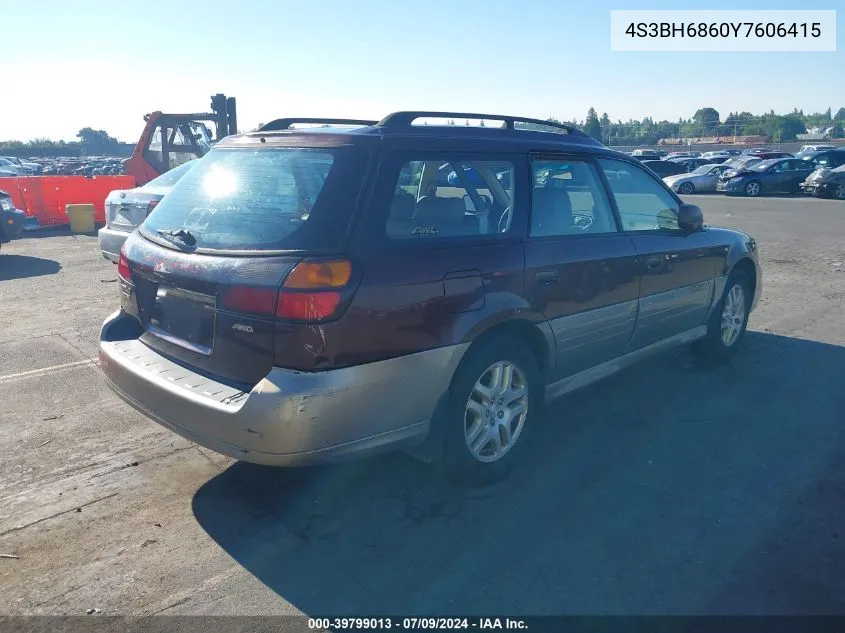 4S3BH6860Y7606415 2000 Subaru Outback Limited