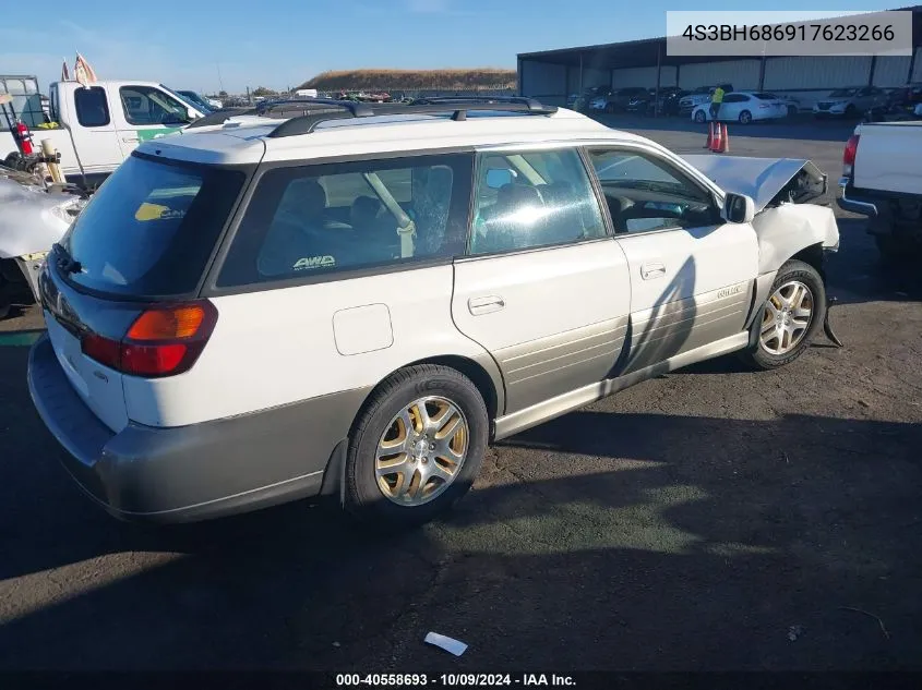 4S3BH686917623266 2001 Subaru Legacy Outback Limited