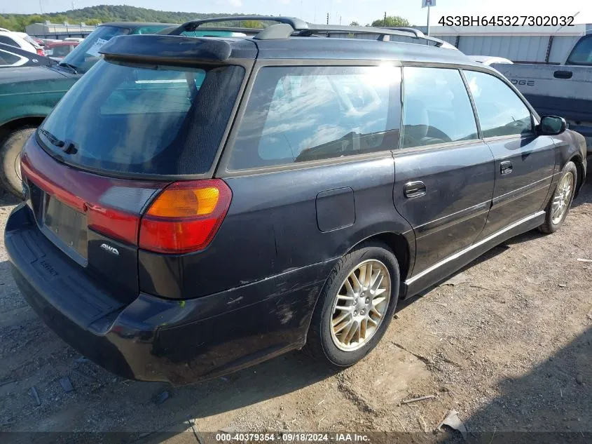 4S3BH645327302032 2002 Subaru Legacy Gt