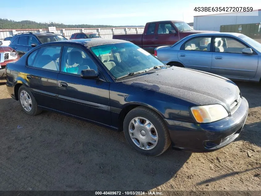 2002 Subaru Legacy L VIN: 4S3BE635427207859 Lot: 40489672