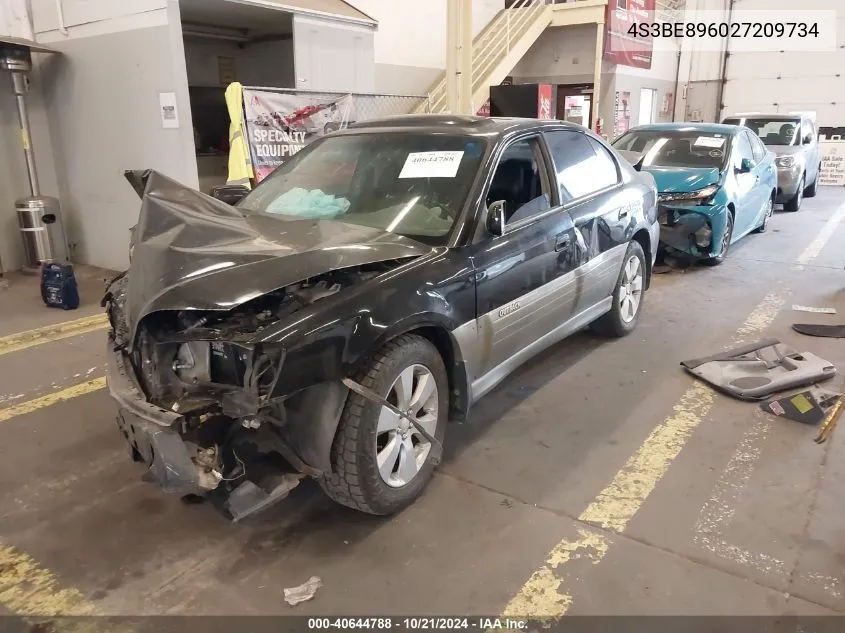 2002 Subaru Legacy Outback 3.0 H6/3.0 H6 Vdc VIN: 4S3BE896027209734 Lot: 40644788