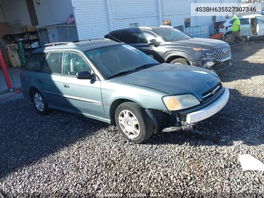 2002 Subaru Legacy L VIN: 4S3BH635527307346 Lot: 40809518