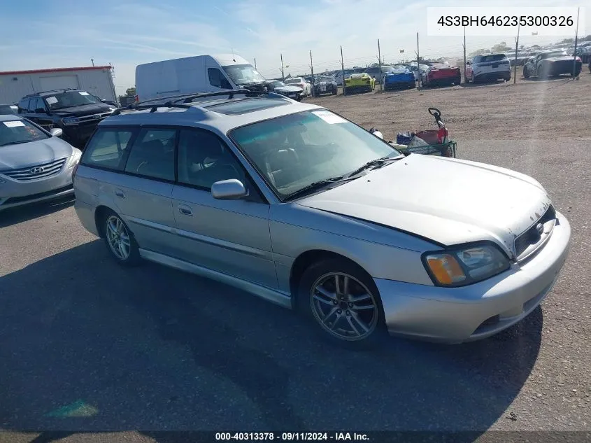 4S3BH646235300326 2003 Subaru Legacy Gt