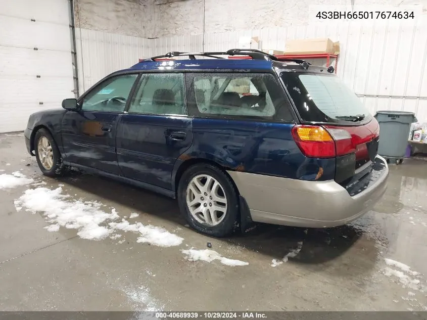 2003 Subaru Legacy L/L W/Special Edition Package VIN: 4S3BH665017674634 Lot: 40689939