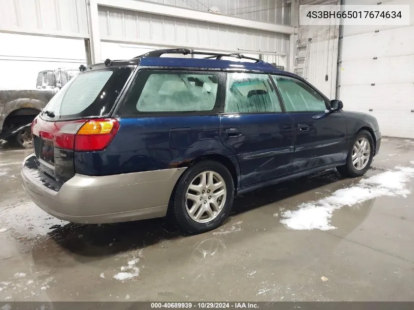 2003 Subaru Legacy L/L W/Special Edition Package VIN: 4S3BH665017674634 Lot: 40689939