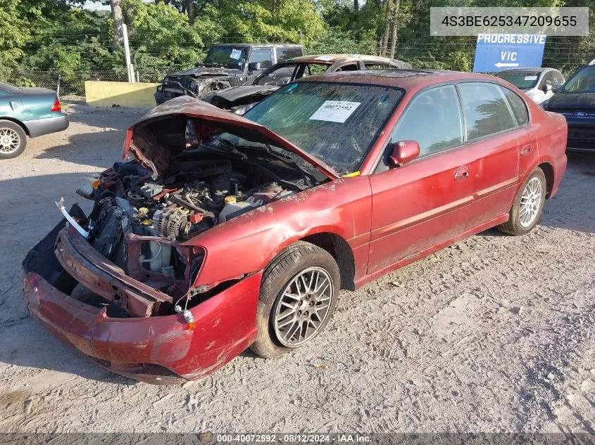 4S3BE625347209655 2004 Subaru Legacy L/L W/35Th Anniversary Edition