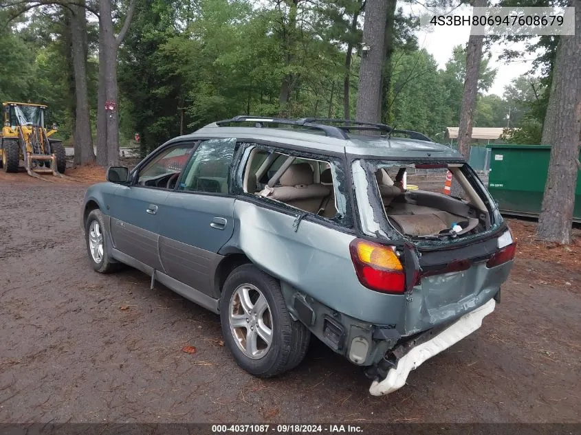 4S3BH806947608679 2004 Subaru Legacy Wagon Outback H6 3.0 Ll Bean