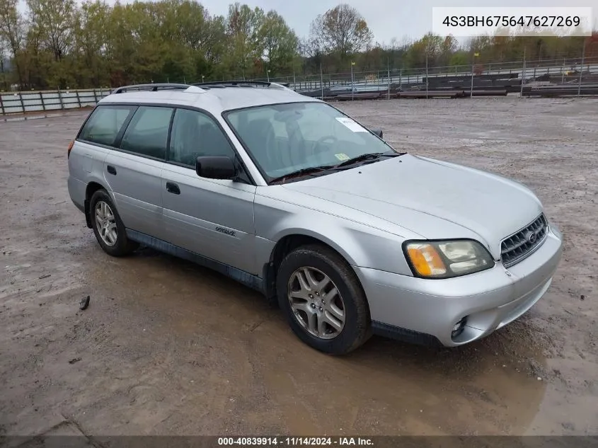 2004 Subaru Legacy Outback Awp VIN: 4S3BH675647627269 Lot: 40839914