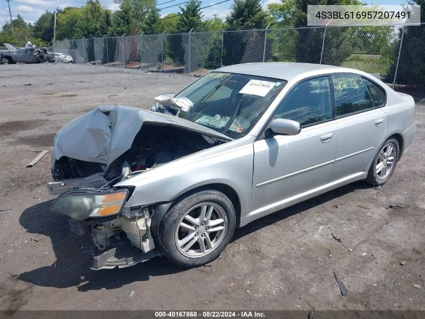 2005 Subaru Legacy 2.5I VIN: 4S3BL616957207491 Lot: 40167868