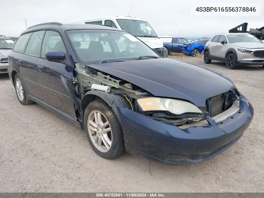 2005 Subaru Legacy 2.5I VIN: 4S3BP616556378846 Lot: 40752981