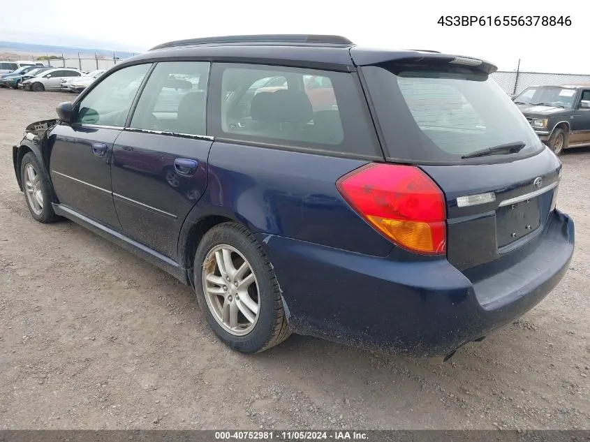 2005 Subaru Legacy 2.5I VIN: 4S3BP616556378846 Lot: 40752981