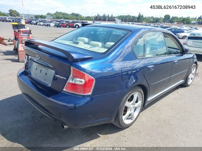 4S3BL626167208943 2006 Subaru Legacy 2.5I/2.5I Limited