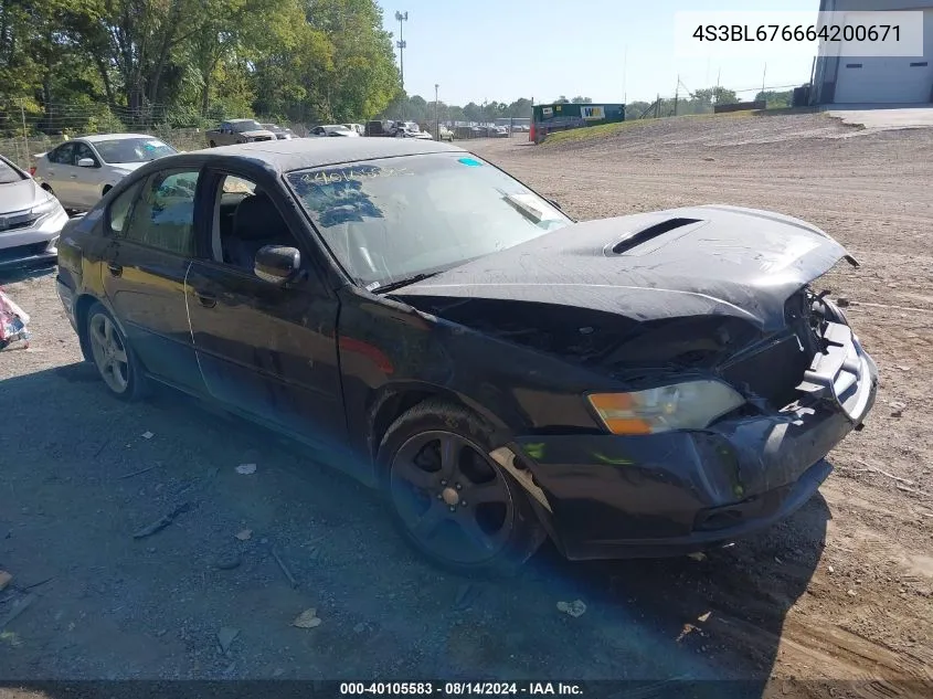 4S3BL676664200671 2006 Subaru Legacy 2.5Gt Limited/2.5Gt Spec.b